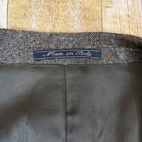 Beretta Shooting Jacket Tweed Hunting Jacket Blazer Sport Coat Wool Speckled XL - Picture 9 of 9